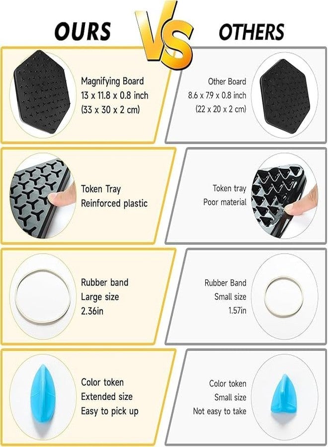 PRAYTEX Chain Triangle Chess Triggle Game Puzzle, Geometric Chess Game, Board Games for Family Night, Family Games for Kids and Adults, 2 to 4 Players,for 5+ Years Age - Image 3